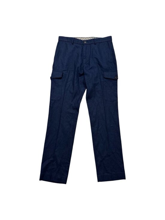 Banana Republic Other - Banana Republic Vintage Straight Fit Wool Cargo Dress Pants 33x34 Navy